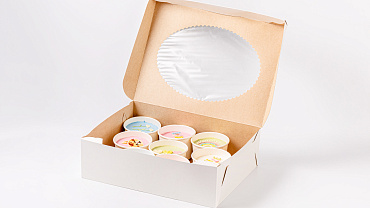 Набор «Весёлые тортики» в стаканчиках, 9 шт