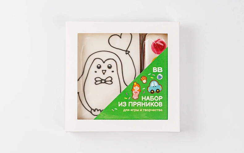 Набор из пряников для раскрашивания «Вкусная Акварель»