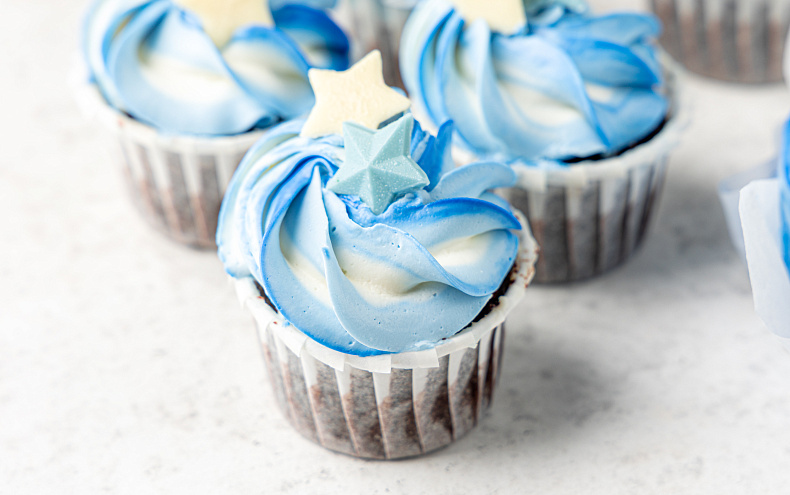 Набор Бенто торт с капкейками «Космос»