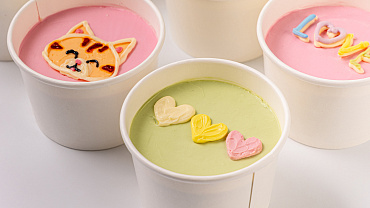 Набор «Весёлые тортики» в стаканчиках, 9 шт