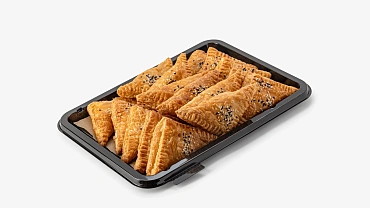 Пирожки слоеные с курицей и грибами, 16 шт