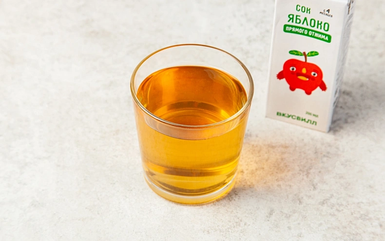 Сок детский яблочный прямого отжима, 200 мл