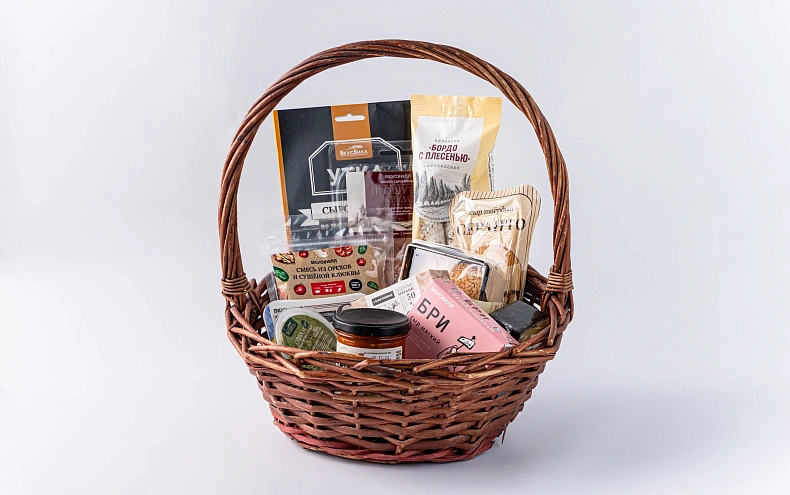 Набор «Для вина» в корзине