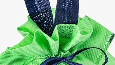 Сумка мини для хранения и подарков, зеленая