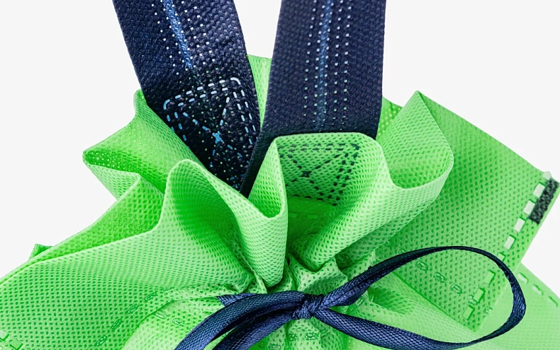 Сумка мини для хранения и подарков, зеленая