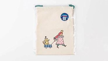 Мешочек для подарков «Принцесса с котиком»