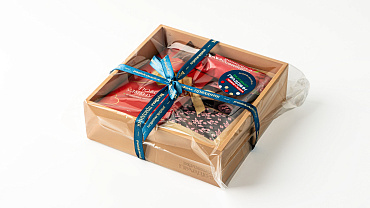 Праздничный бокс мини «Чай и шоколад»