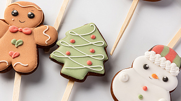Пряники Новогодние с индивидуальным дизайном, 12шт