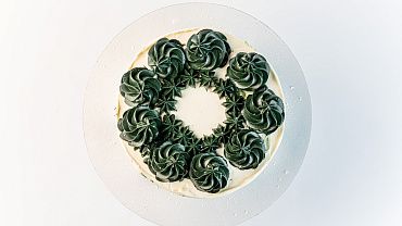 Торт «Зимний лес»