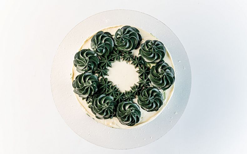 Торт «Зимний лес»