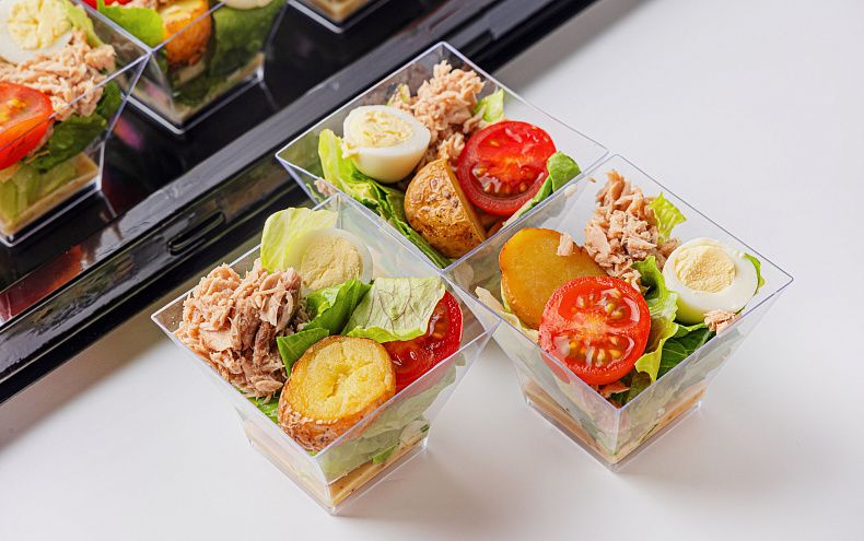 Салат «Нисуаз» в фуршетных стаканчиках, 15 шт