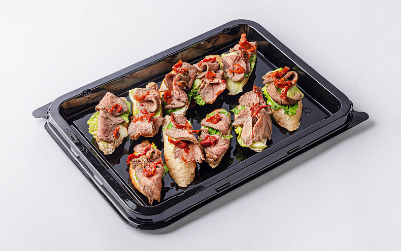 Брускетта с ростбифом, 10 шт