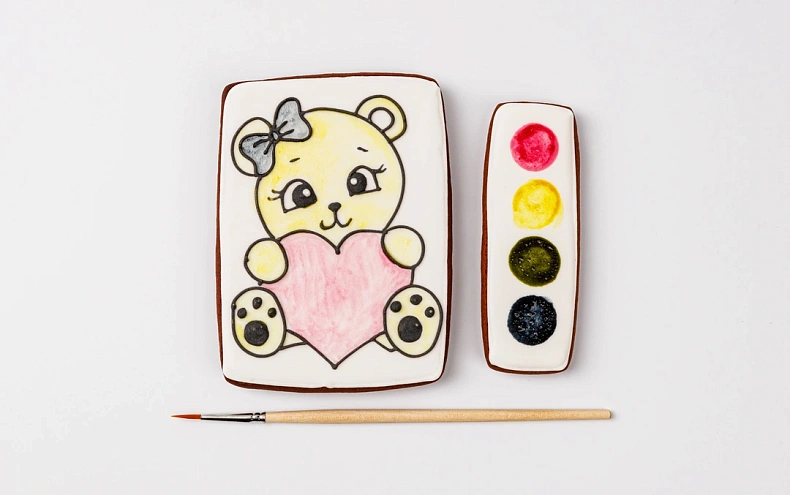 Набор из пряников для раскрашивания «Вкусная Акварель»