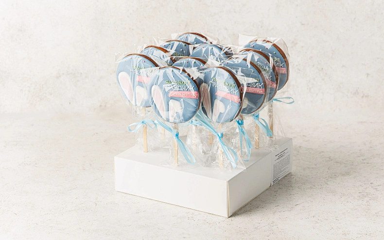 Пряники имбирные с индивидуальным дизайном, 12 шт