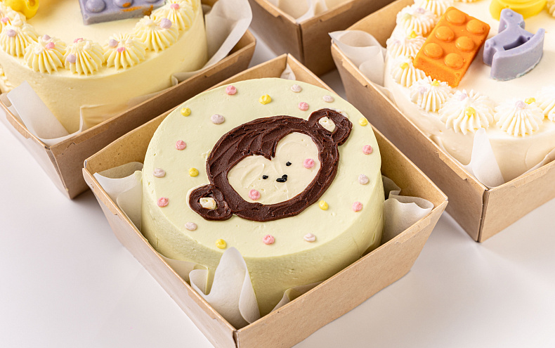 Набор мини тортиков «Игрушки», 6 шт