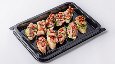 Брускетта с ростбифом, 10 шт