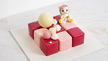 Торт-кубик «Единорог»