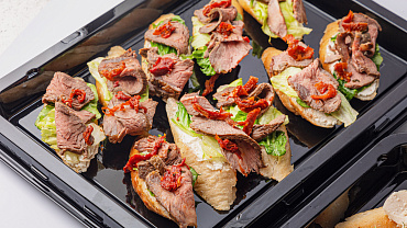 Брускетта с ростбифом, 10 шт