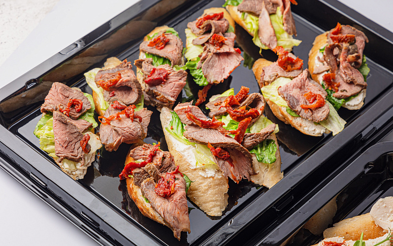 Брускетта с ростбифом, 10 шт