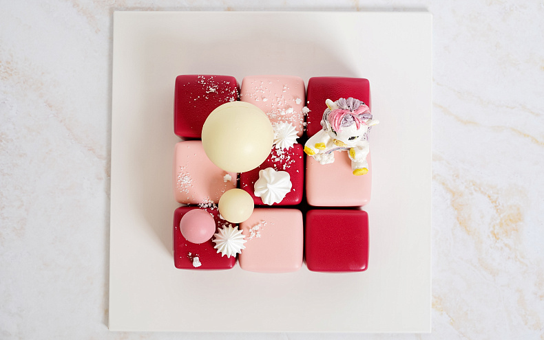 Торт-кубик «Единорог»