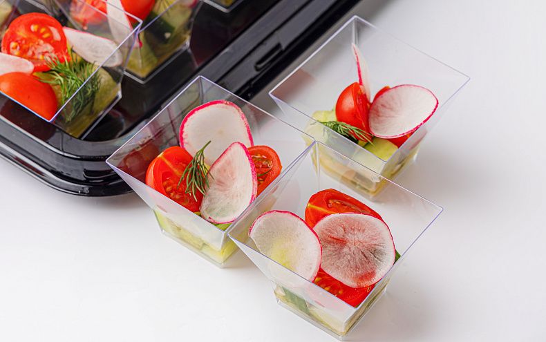 Салат «Овощной» фуршетные стаканчики, 15 шт