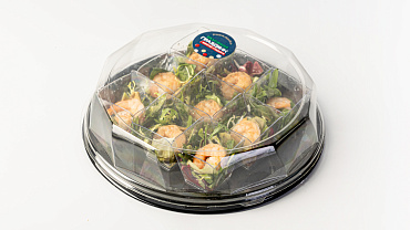 Салат «Руккола с креветкой и авокадо» в стаканчиках, 9 шт