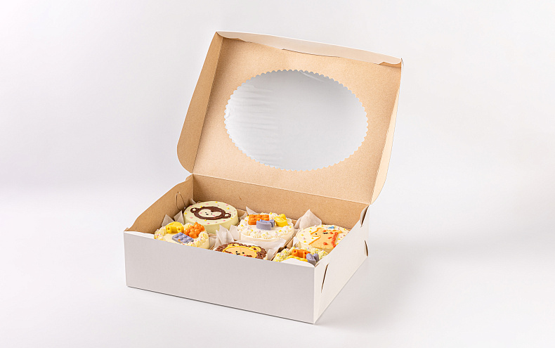 Набор мини тортиков «Игрушки», 6 шт