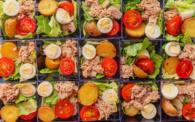 Салат «Нисуаз» в фуршетных стаканчиках, 15 шт