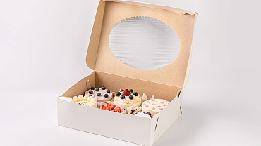 Набор мини тортиков «Ягодки-Цветочки», 6 шт