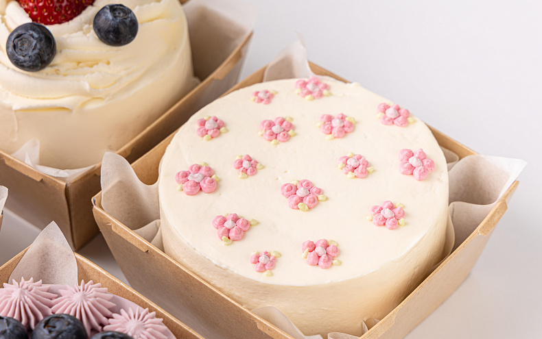 Набор мини тортиков «Ягодки-Цветочки», 6 шт