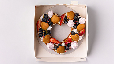 Торт Медовый Мильфей «Сердце»