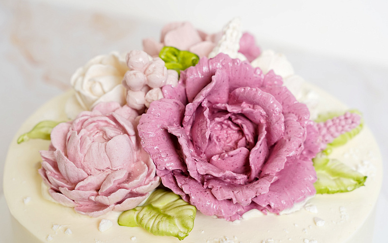 Торт «Нежный букет»