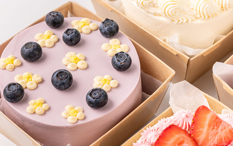 Набор мини тортиков «Ягодки-Цветочки», 6 шт