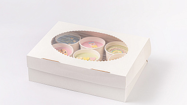 Набор «Весёлые тортики» в стаканчиках, 9 шт