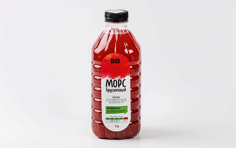 Морс брусничный, 1 л