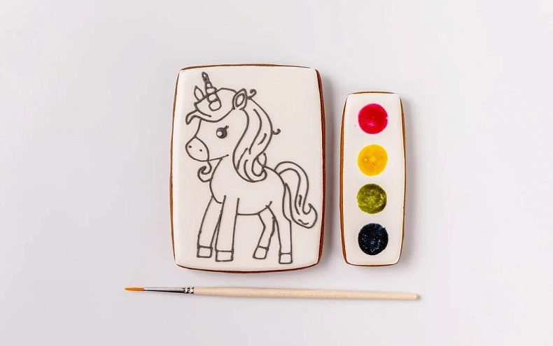 Набор из пряников для раскрашивания «Вкусная Акварель»