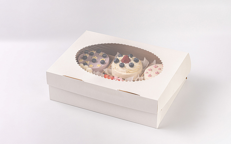 Набор мини тортиков «Ягодки-Цветочки», 6 шт