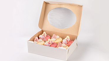 Набор мини тортиков «Сердечки», 6 шт